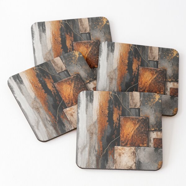 Item preview, Gilded Fractures: Geometry in Stone designed and sold by WittyUnknown.