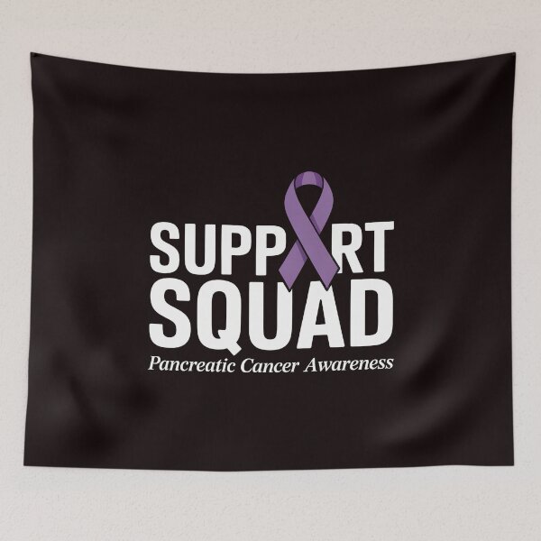Item preview, Support Squad Pancreatic Cancer Awareness – Purple Ribbon Fight Pancreatic Cancer designed and sold by Redgiant87x.
