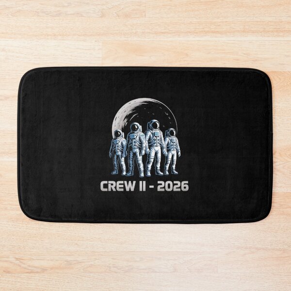 Item preview, Crew II 2026 — Four Astronauts Moon Mission Space Art Tee V1 designed and sold by DarylWelsh2024.