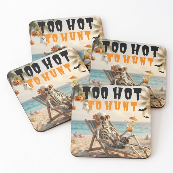 Item preview, Summerween Skeleton Beach Day - Too Hot To Hunt Ghost  designed and sold by VibranPalette.