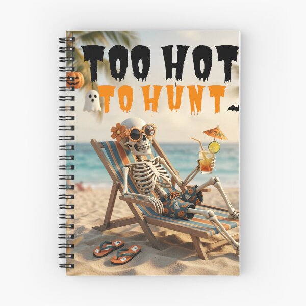 Item preview, Summerween Skeleton Beach Day - Too Hot To Hunt Ghost  designed and sold by VibranPalette.