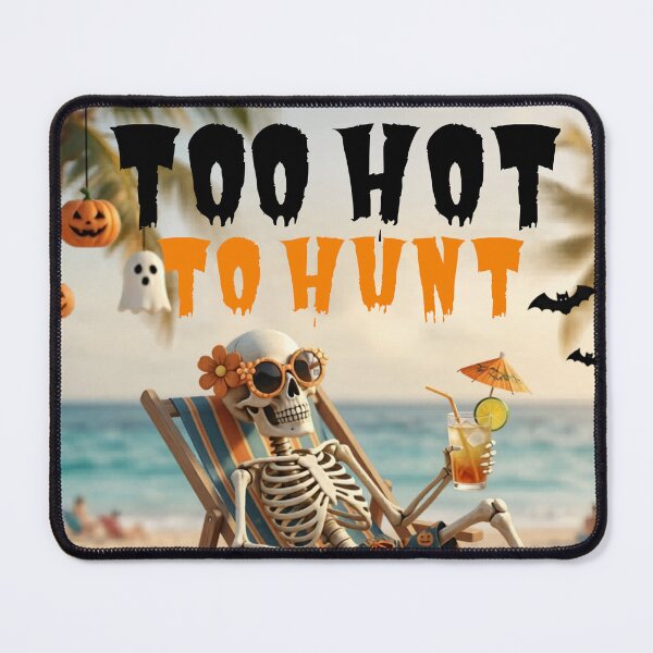 Item preview, Summerween Skeleton Beach Day - Too Hot To Hunt Ghost  designed and sold by VibranPalette.
