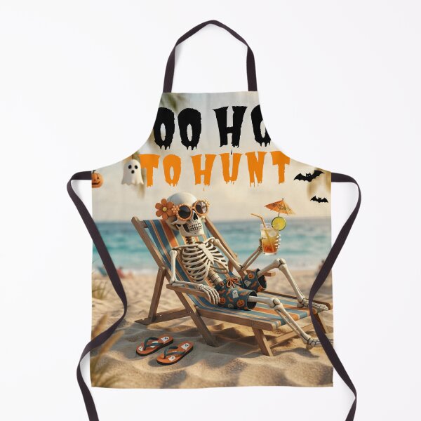 Item preview, Summerween Skeleton Beach Day - Too Hot To Hunt Ghost  designed and sold by VibranPalette.