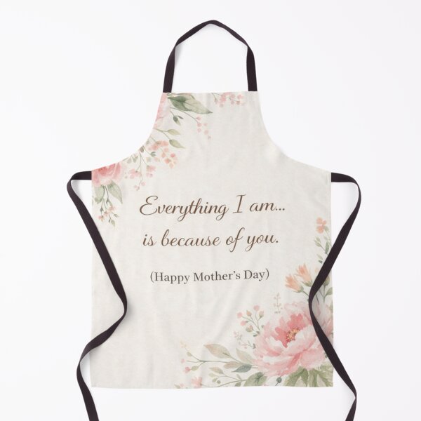 Item preview, Emotional Mother’s Day Card – Everything I Am Is Because of You – Beautiful Floral Gift for Mom designed and sold by OneMoments.