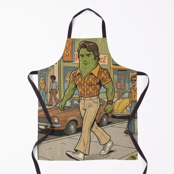 Item preview, Arnold Pickle – Retro 70s Bodybuilder Dill Vibes designed and sold by CreativeCrewApp.