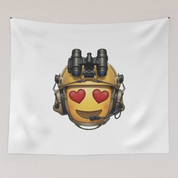 Item preview, Smiley Emoticon Tactical designed and sold by RAWLIFEGRAPHIC.