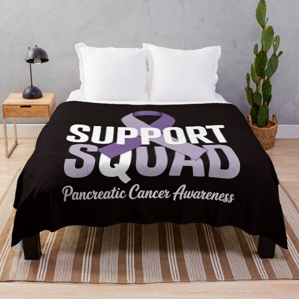 Item preview, Support Squad Pancreatic Cancer Awareness – We Wear Purple Purple Ribbon Design designed and sold by Redgiant87x.