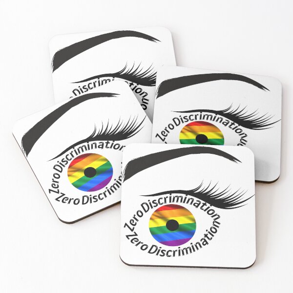 Item preview, Zero Discrimination LGBT Flag Eye  designed and sold by ReuvenStore.