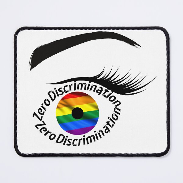 Item preview, Zero Discrimination LGBT Flag Eye  designed and sold by ReuvenStore.