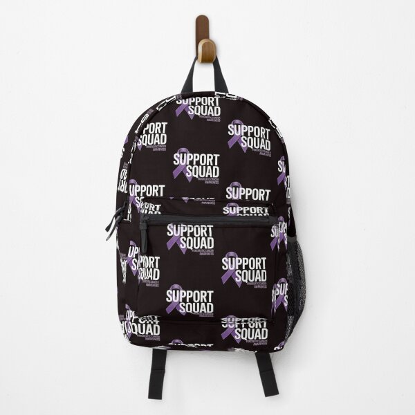 Item preview, Support Squad Pancreatic Cancer Awareness – Purple Rainbow Awareness Design designed and sold by Redgiant87x.