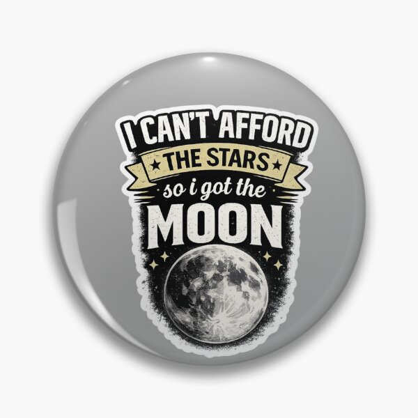 Item preview, I Can’t Afford the Stars So I Got the Moon Shirt | Funny Broke Aesthetic Moon Quote designed and sold by sumodesign.