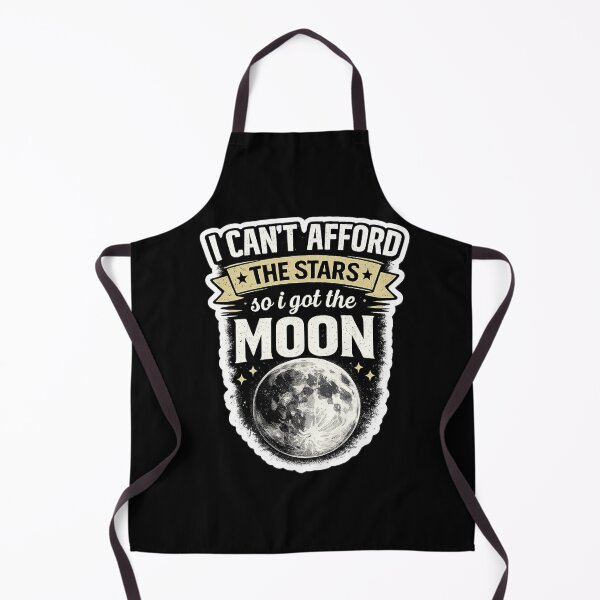 Item preview, I Can’t Afford the Stars So I Got the Moon Shirt | Funny Broke Aesthetic Moon Quote designed and sold by sumodesign.