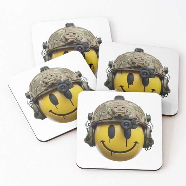 Item preview, Smiley Emoticon Tactical designed and sold by RAWLIFEGRAPHIC.