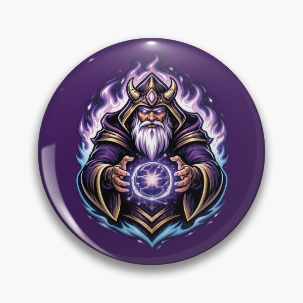 Item preview, Spellcaster Wizard with Magic Orb – Arcane Power Mage Design designed and sold by MerlinWear.