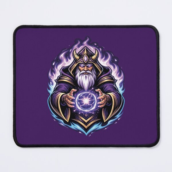 Item preview, Spellcaster Wizard with Magic Orb – Arcane Power Mage Design designed and sold by MerlinWear.