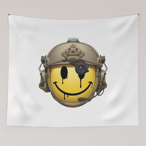 Item preview, Smiley Emoticon Tactical designed and sold by RAWLIFEGRAPHIC.