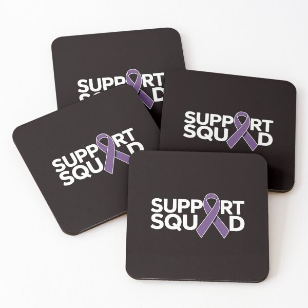 Item preview, Support Squad Pancreatic Cancer Awareness – Purple Ribbon Purple Rainbow Support designed and sold by Redgiant87x.