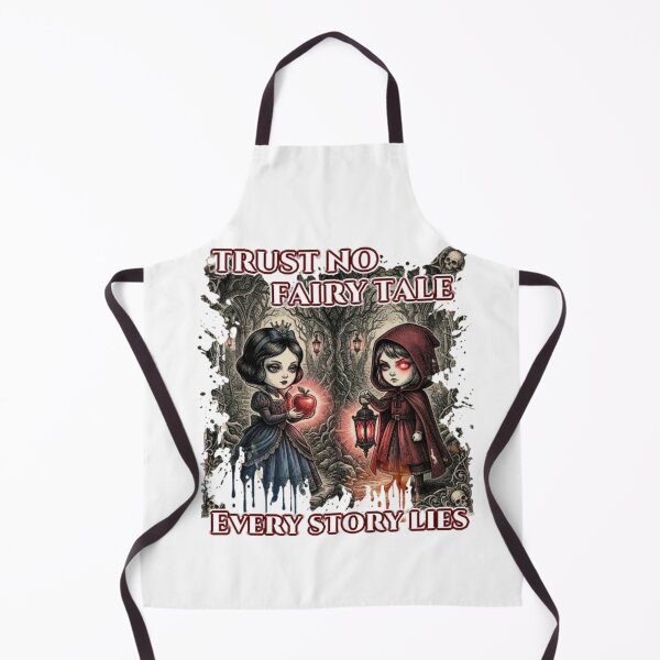 Item preview, Snow White vs Little Red Riding Hood Dark Gothic Illustration designed and sold by bigunclejerry.