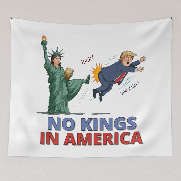 Item preview, No Kings In America, Anti-Donald Trump, No Kings Day Protest designed and sold by anderlee.