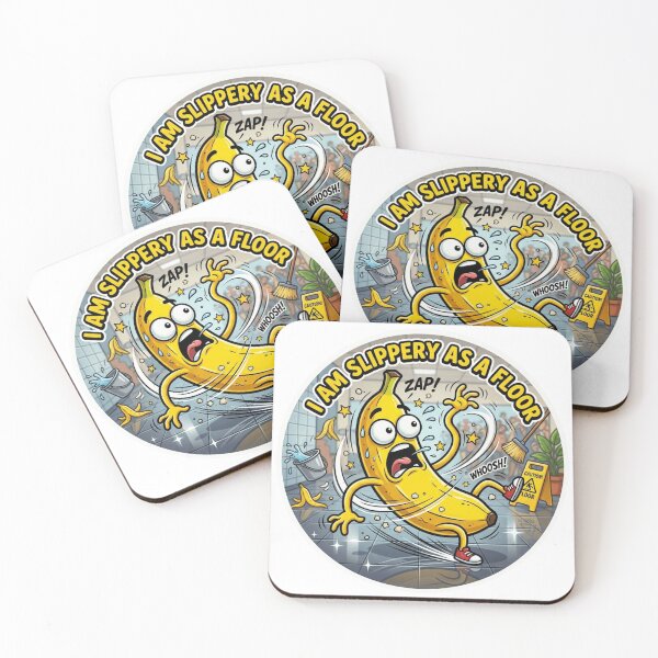 Item preview, I Am Slippery As A Floor Funny Chaos Sticker designed and sold by Imaginarium of Chaos falcon88 .