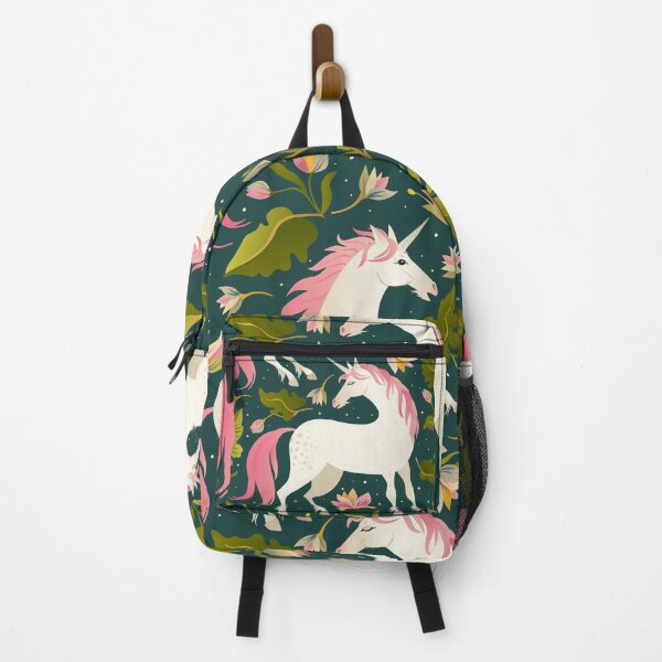 Item preview, Pink Mane Unicorn Floral Pattern Design designed and sold by Art.Fusion.Studio.