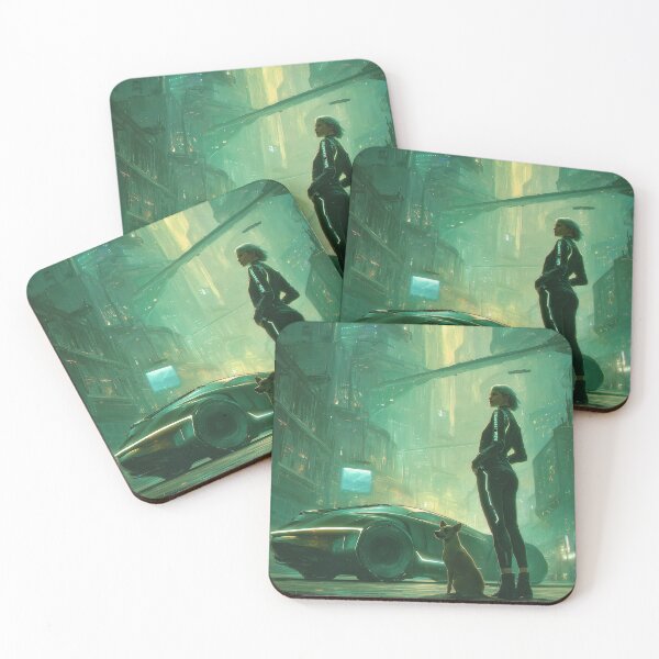 Item preview, Neon Solitude with a Loyal Witness designed and sold by oanaunciuleanu.