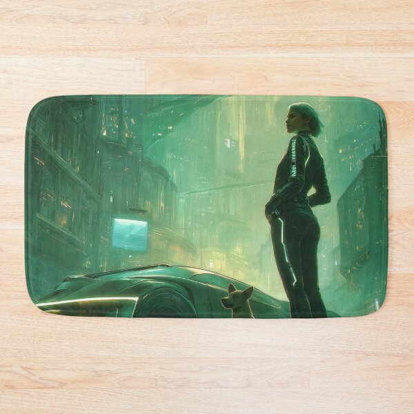 Item preview, Neon Solitude with a Loyal Witness designed and sold by oanaunciuleanu.
