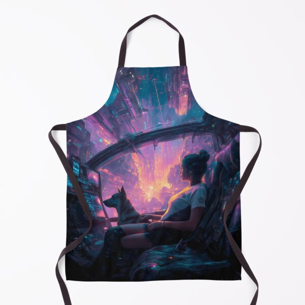 Item preview, Neon Solitude with a Loyal Witness designed and sold by oanaunciuleanu.