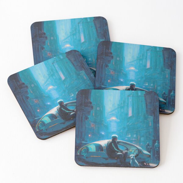 Item preview, Neon Solitude with a Loyal Witness designed and sold by oanaunciuleanu.