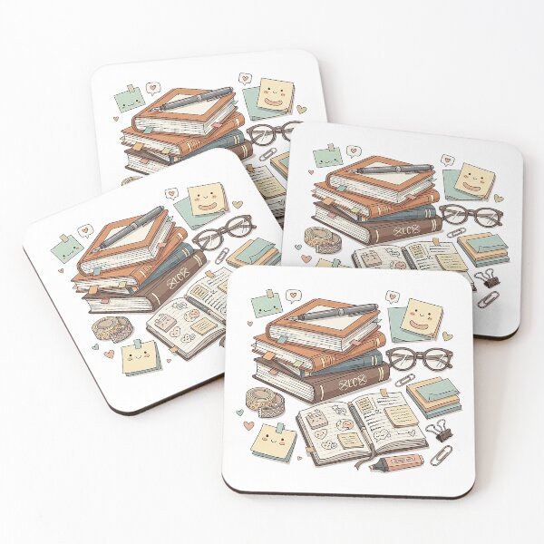 Item preview, Kawaii Study Supplies Aesthetic Journal designed and sold by SholoStudio.