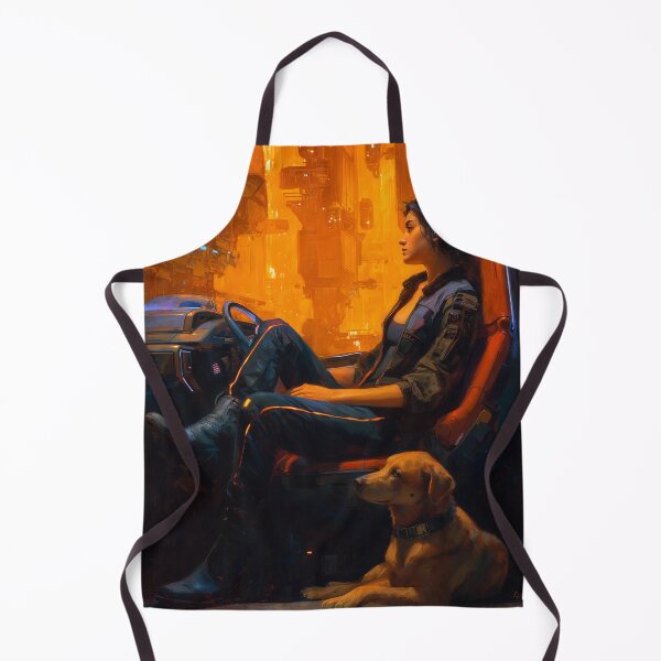 Item preview, Neon Solitude with a Loyal Witness designed and sold by oanaunciuleanu.