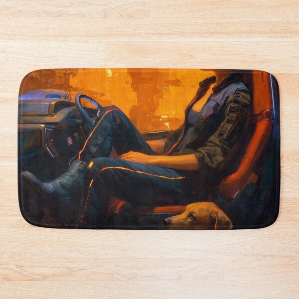 Item preview, Neon Solitude with a Loyal Witness designed and sold by oanaunciuleanu.
