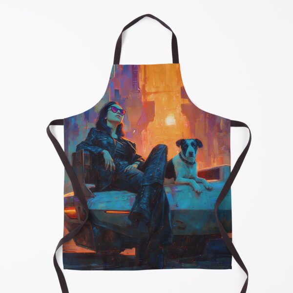 Item preview, Neon Solitude with a Loyal Witness designed and sold by oanaunciuleanu.