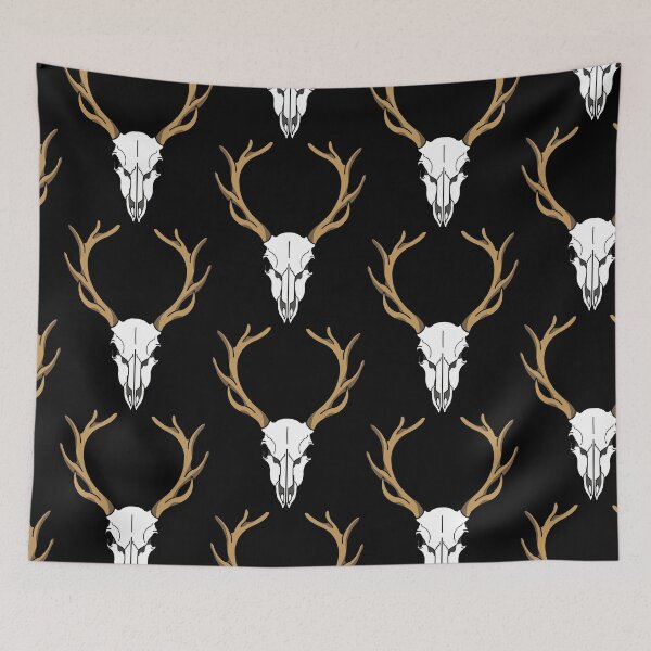 Item preview, Deer Skull designed and sold by OakandFloraShop.
