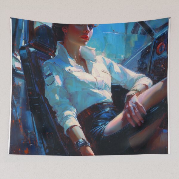 Item preview, Neon Solitude with a Loyal Witness designed and sold by oanaunciuleanu.