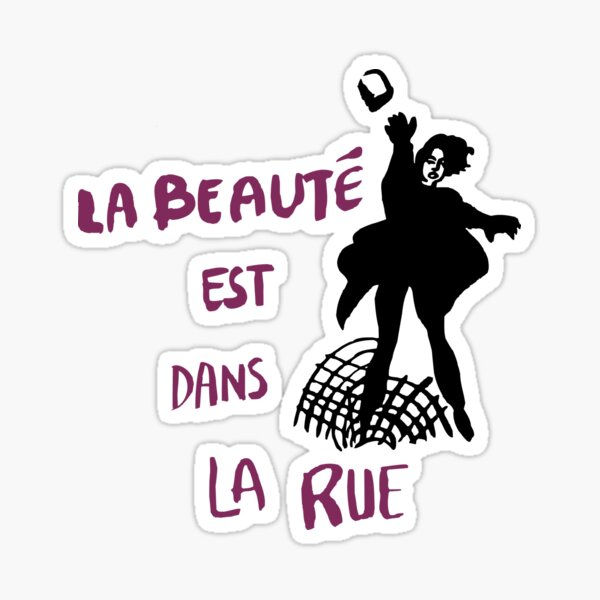 Item preview, La Beauté est dans la Rue designed and sold by Here Comes Everybody.