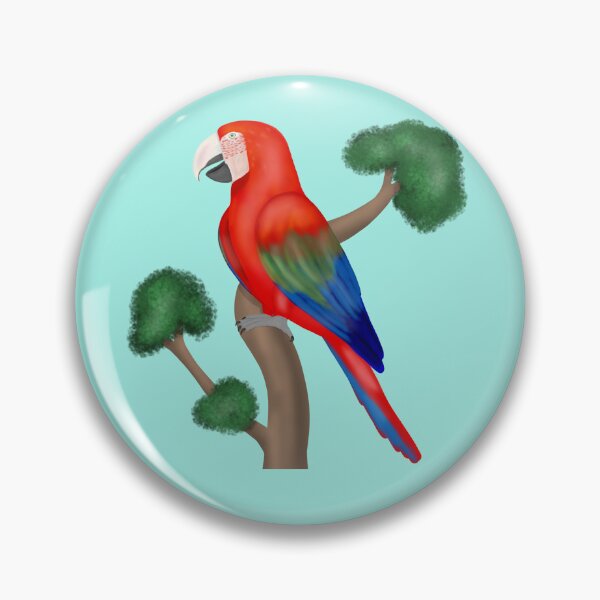 Item preview, Red macaw designed and sold by Daniel Vasco.
