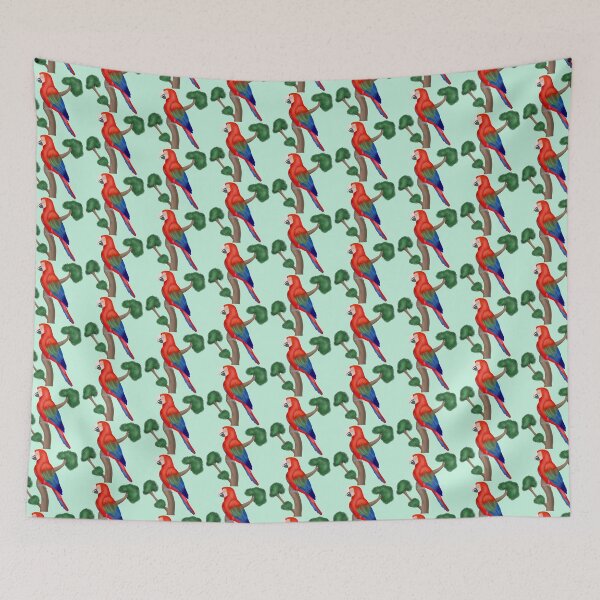 Item preview, Red macaw designed and sold by Daniel Vasco.