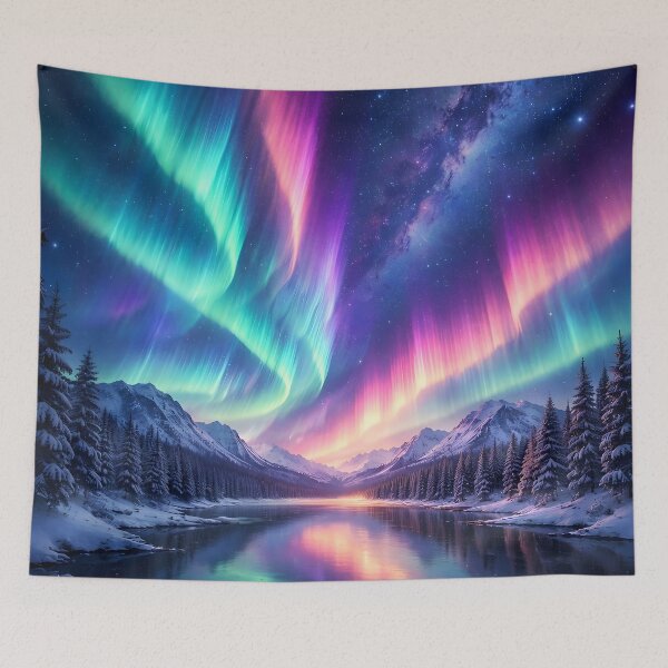 Item preview, Aurora Borealis Night Reflection designed and sold by BloomOfDesign.