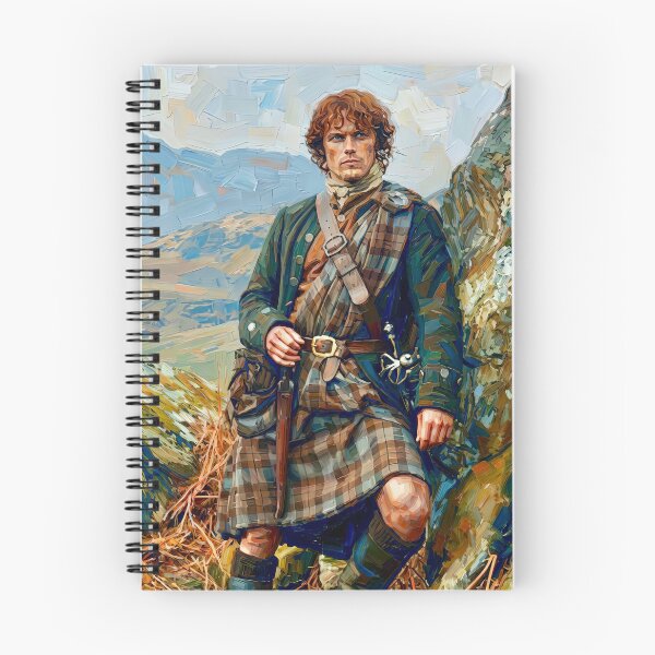 Artikelvorschau, Outlander-Gemälde von Jamie Fraser. entworfen und verkauft von davidelder.