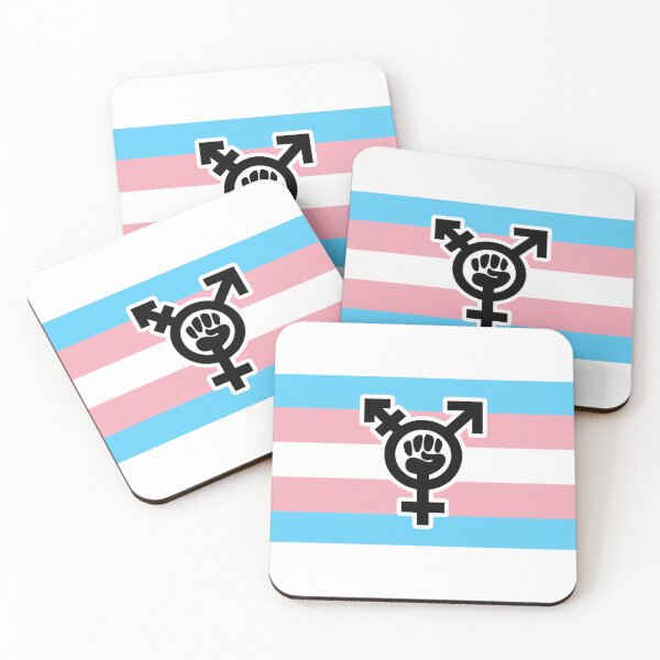 Item preview, transfeminist transgender pride flag designed and sold by DizzyPride.