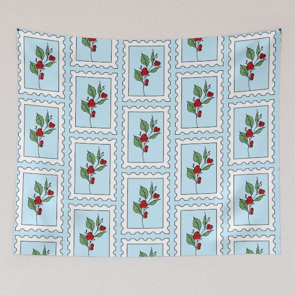 Aperçu de l'œuvre Fleur de naissance de décembre - Houx créée et vendue par emlonix-design.