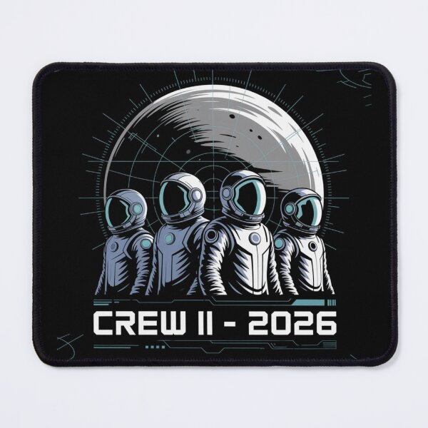 Item preview, Crew II 2026 — Four Astronauts Moon Mission Space Art Tee V2 designed and sold by DarylWelsh2024.