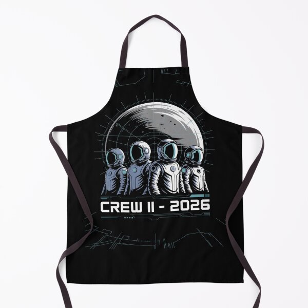 Item preview, Crew II 2026 — Four Astronauts Moon Mission Space Art Tee V2 designed and sold by DarylWelsh2024.