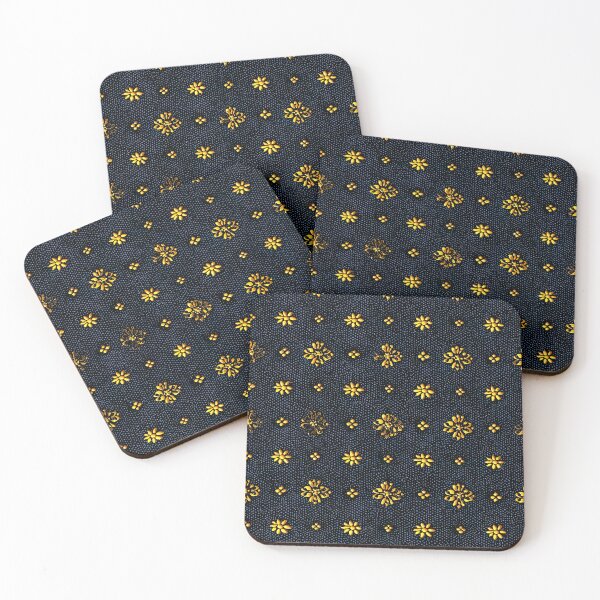 Item preview, Golden Floral Pattern designed and sold by BasajaunStudio.
