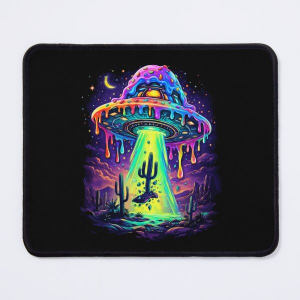 Item preview, Melting UFO – Psychedelic Alien Invasion designed and sold by RidaSalArt.