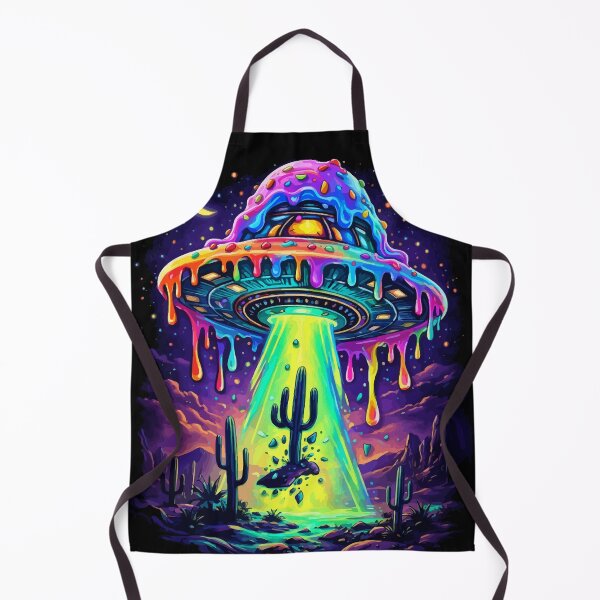 Item preview, Melting UFO – Psychedelic Alien Invasion designed and sold by RidaSalArt.