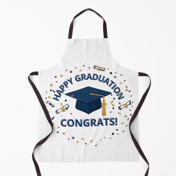 Item preview, Happy Graduation Congrats Navy Blue Cap and Gold Tassel Celebration Design designed and sold by VibranPalette.