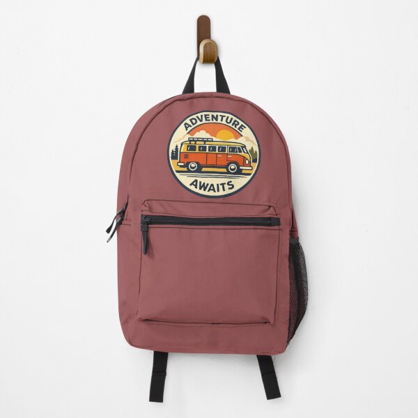 Item preview, Retro Adventure Awaits Camper Van Sunset designed and sold by David Wasson.