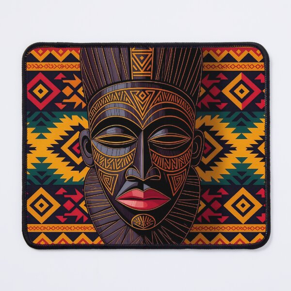 Item preview, African Mask Design designed and sold by Serene Strokes Art.